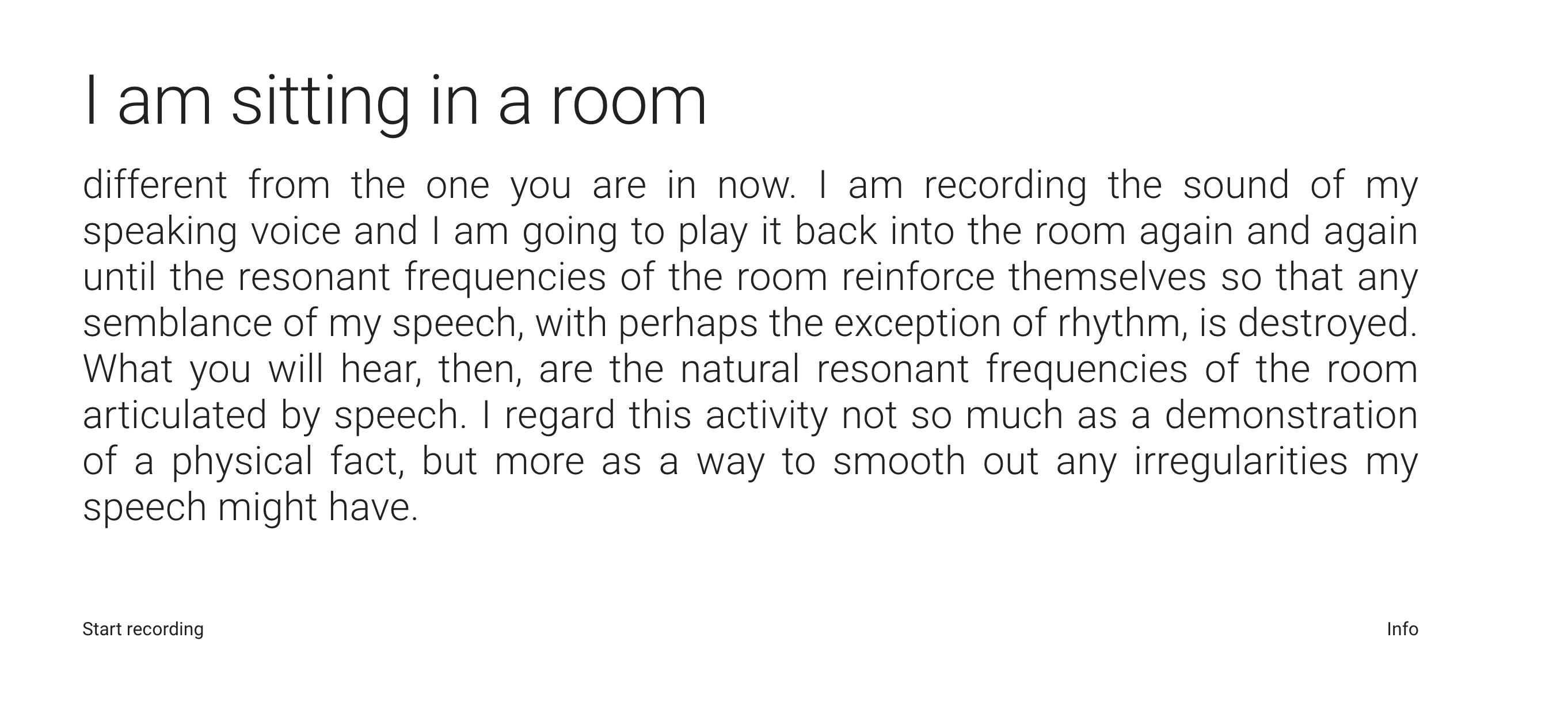 Screenshot of website